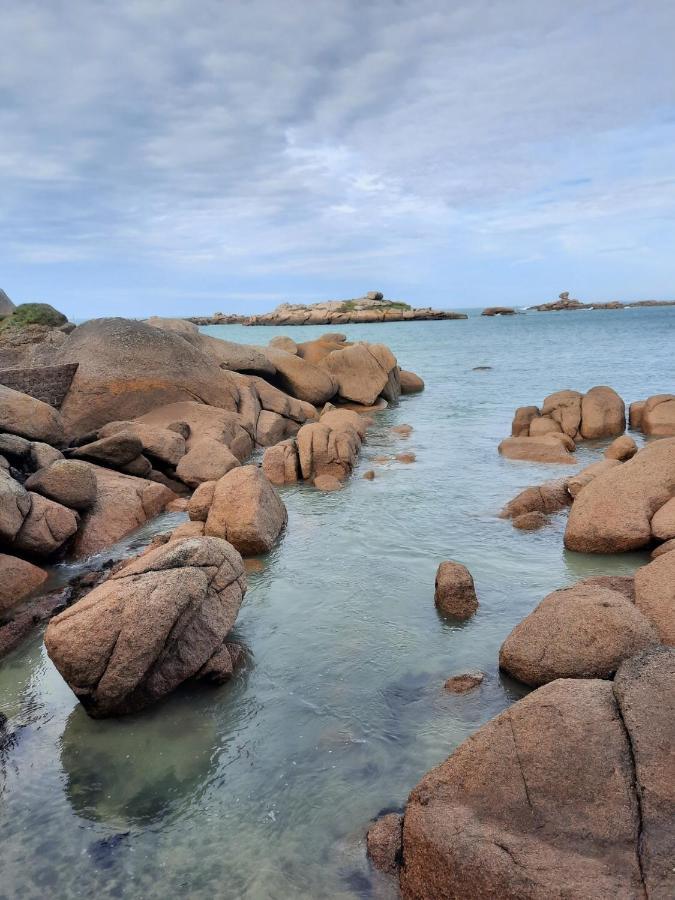 Appartement plage de Trestraou 45m2 Perros-Guirec Extérieur photo