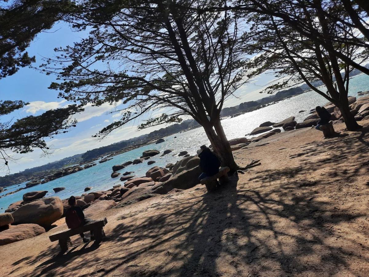 Appartement plage de Trestraou 45m2 Perros-Guirec Extérieur photo